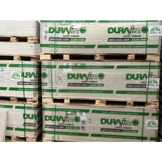 Tấm Cemboard Duraflex 2x 1220x 2440x 4.5 mm Vuông cạnh