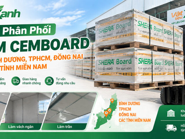nhà phân phối tấm cemboard tại Bình Dương