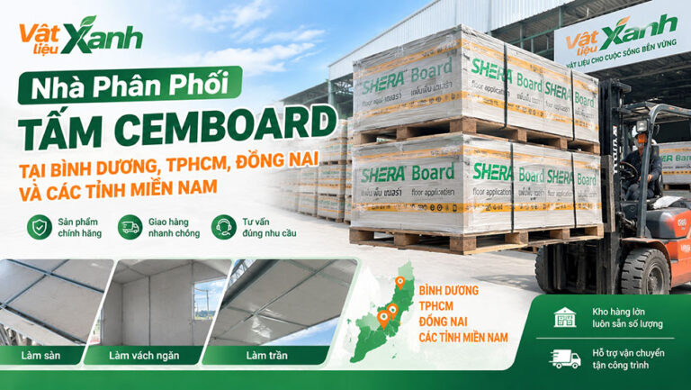 nhà phân phối tấm cemboard tại Bình Dương
