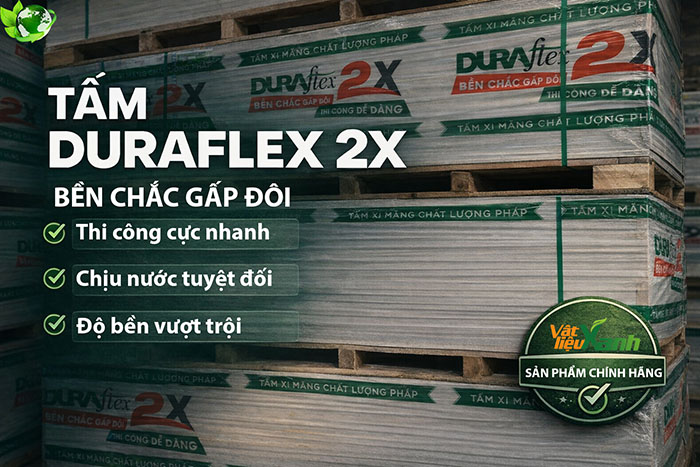Tấm DURAflex 2x bền gấp đôi