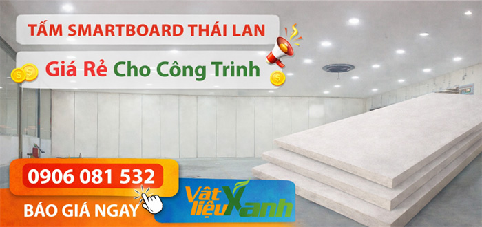 Tấm Smartboard giá rẻ cho công trình