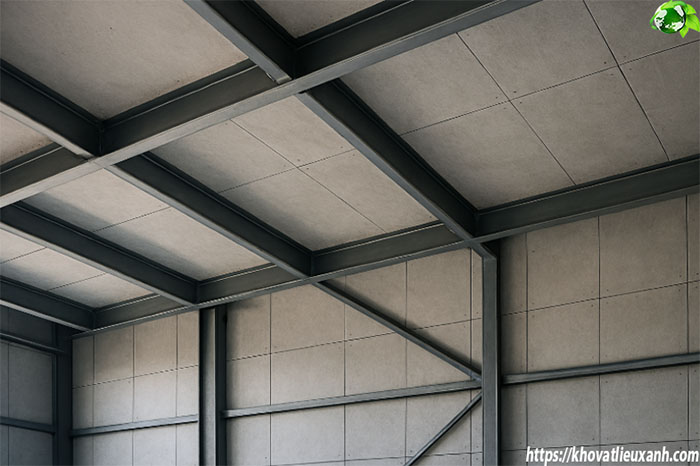 Tấm xi măng ốp tường ngoài trời ứng dụng thi công thực tế