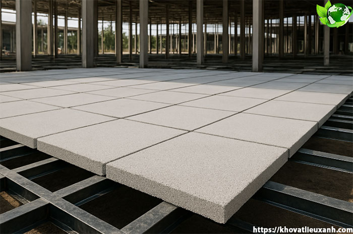 Ứng dụng thực tế sàn bê tông nhẹ