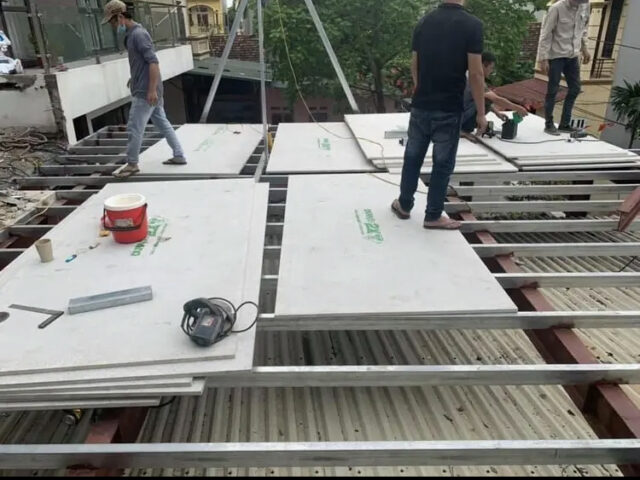 Tấm xi măng cemboard làm sàn