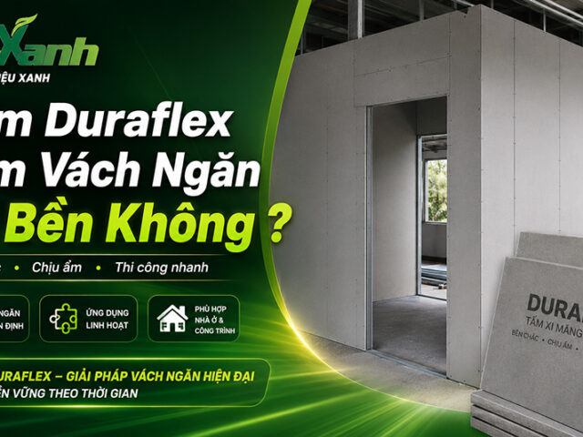 tấm duraflex làm vách ngăn