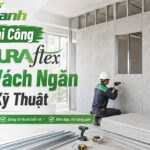thi công tấm duraflex vách ngăn