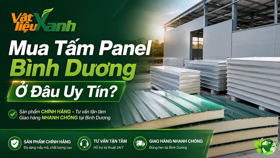 Tấm panel làm kho lạnh chọn loại phù hợp tại Bình Dương