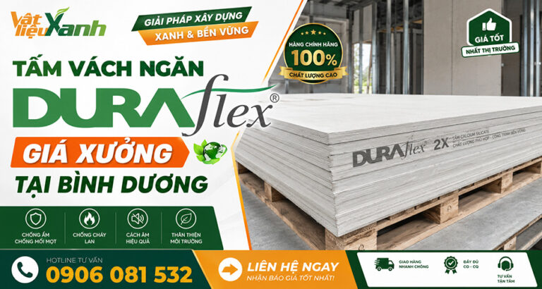 Tấm vách ngăn duraflex giá xưởng