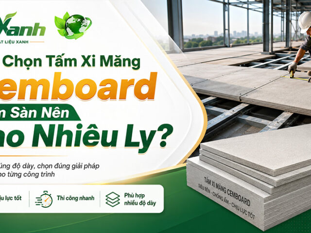 Tấm Xi Măng Cemboard Làm Sàn