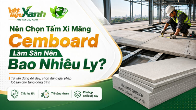 Tấm Xi Măng Cemboard Làm Sàn