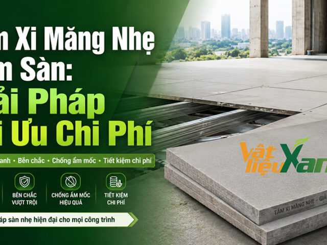 Tấm xi măng nhẹ làm sàn