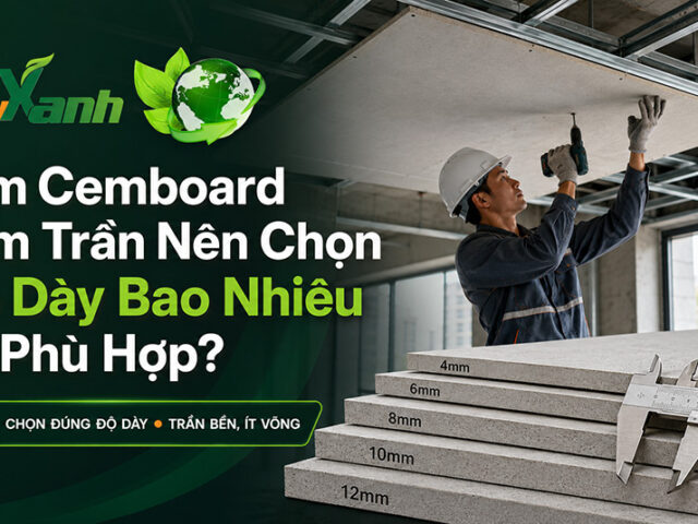 tấm cemboard làm trần
