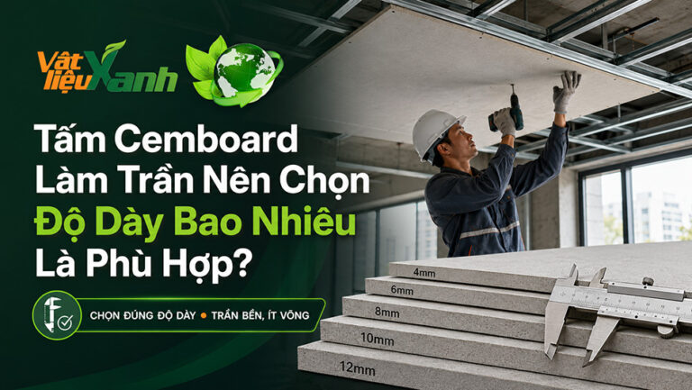 tấm cemboard làm trần