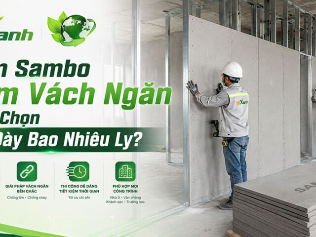 tấm sambo làm vách ngăn