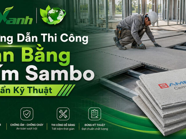 thi công sàn bằng tấm sambo