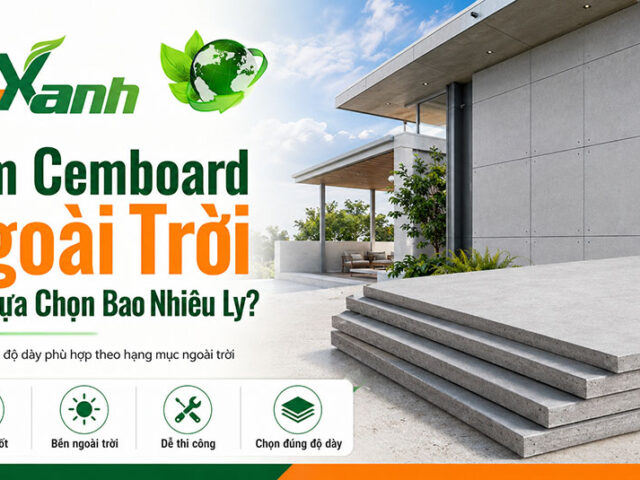 tấm cemboard ngoài trời