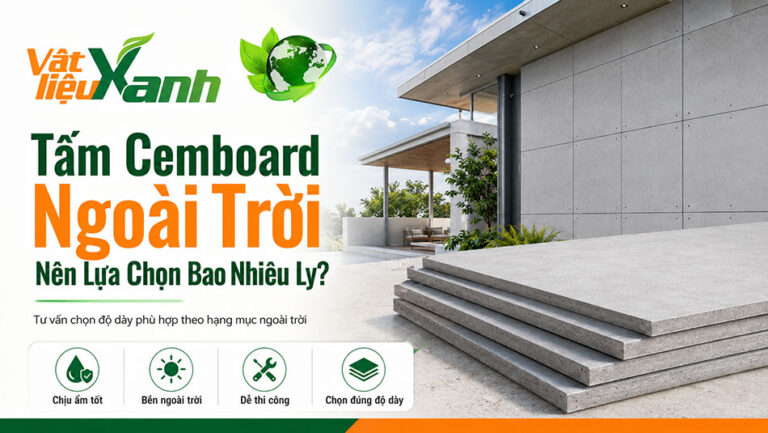 tấm cemboard ngoài trời
