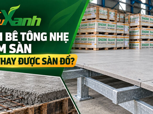 tấm bê tông nhẹ làm sàn
