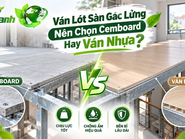 ván lót sàn gác lửng