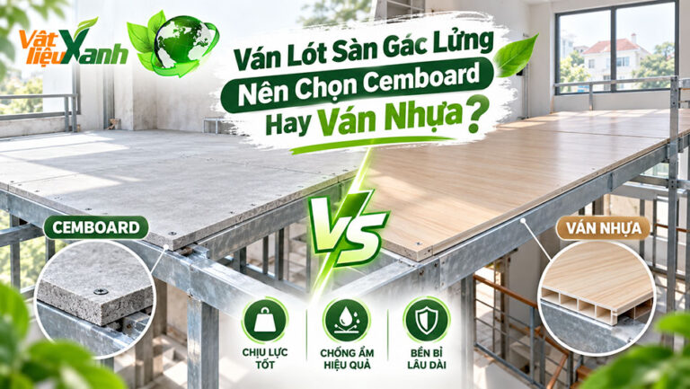 ván lót sàn gác lửng