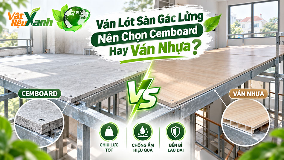ván lót sàn gác lửng