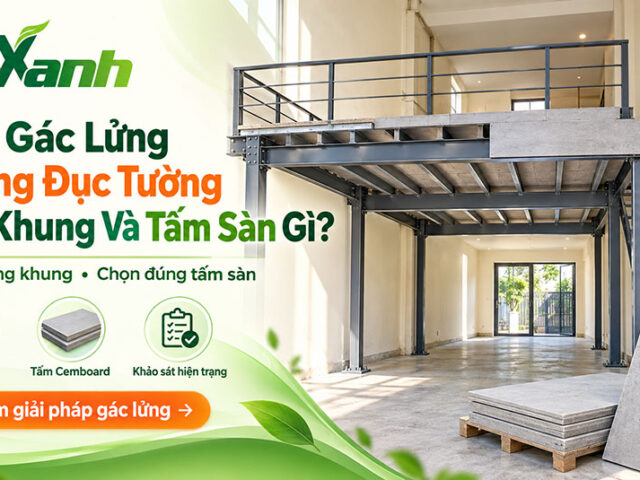 làm gác lửng không đục tường