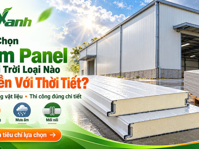tấm panel ngoài trời