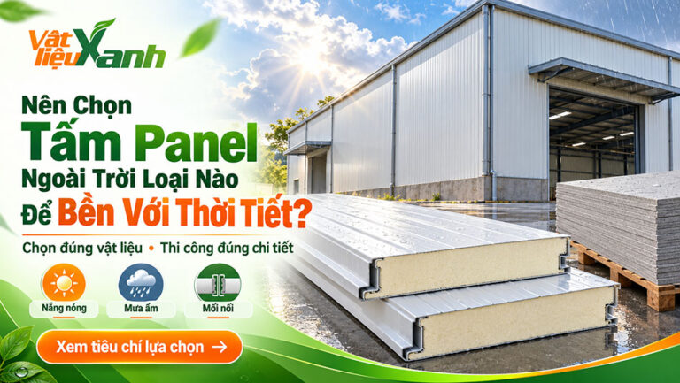 tấm panel ngoài trời
