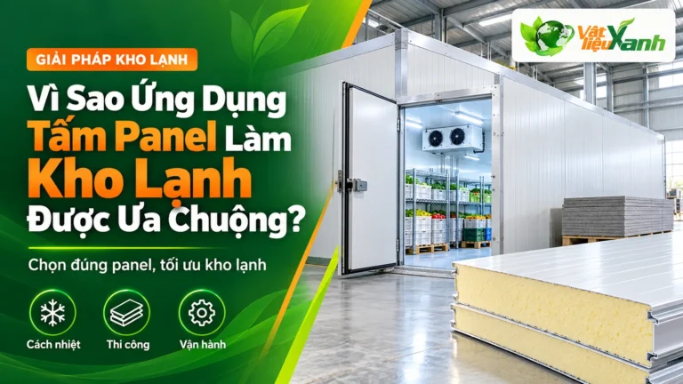 Ứng Dụng Tấm Panel Làm Kho Lạnh